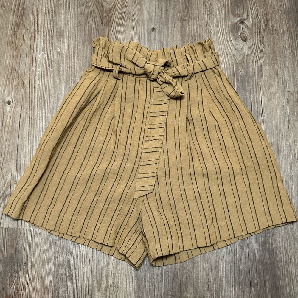 Belted Tie Shorts